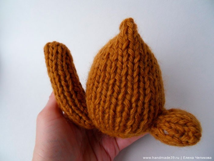 Пришиваем хвост.